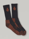 Volcom Workwear Socks - Black/Orange