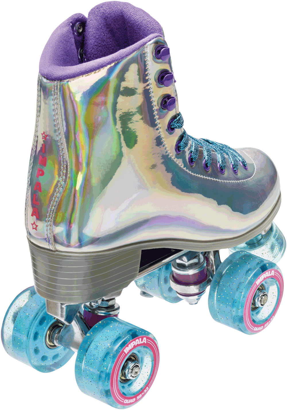 Impala Quad Skate Rollerskates - Holographic