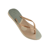 Havaianas Kids Slim Palette Glow - Sand Grey/Golden