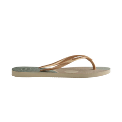 Havaianas Kids Slim Palette Glow - Sand Grey/Golden