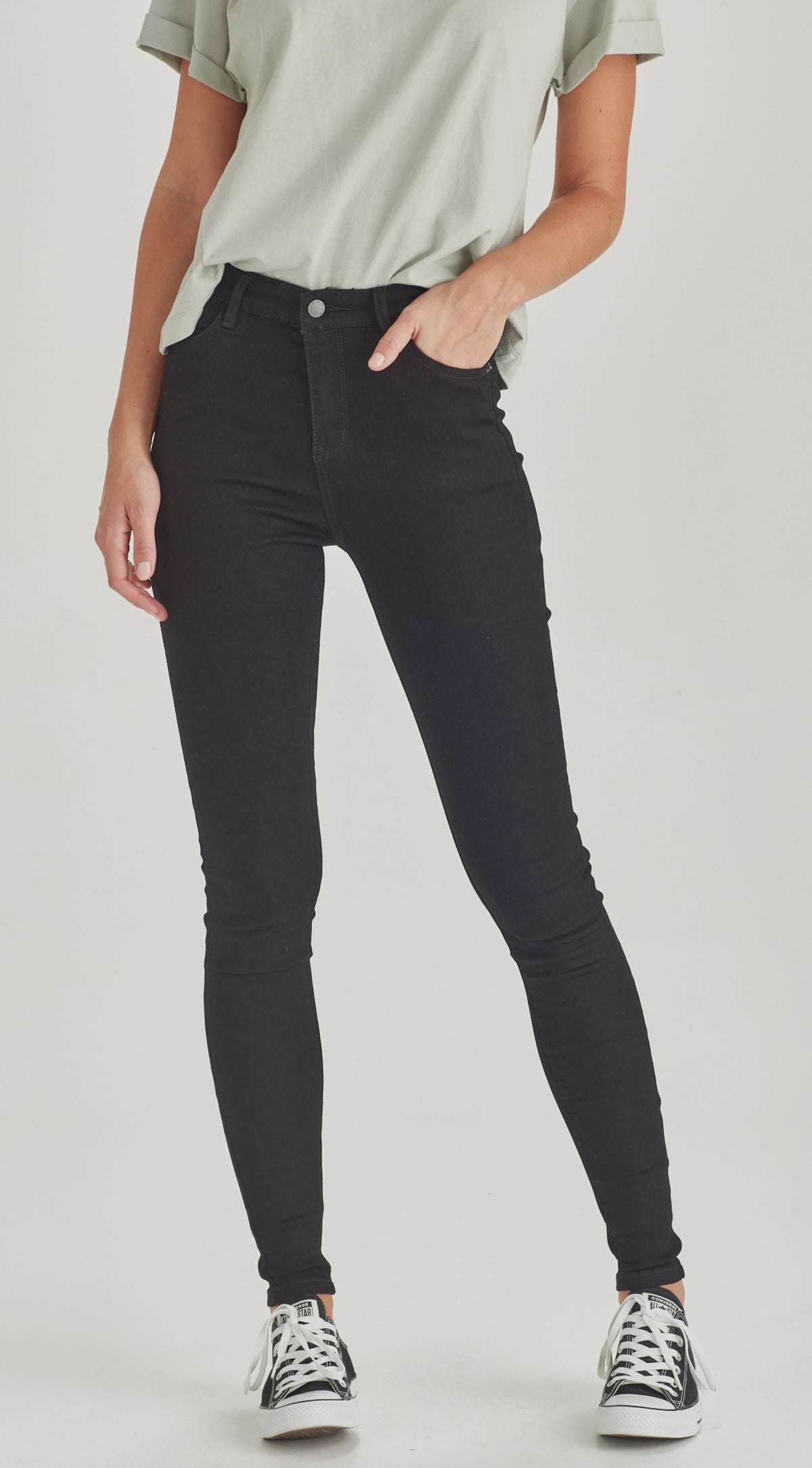 Junkfood Rocker Jean - Black