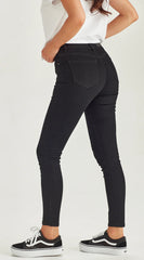 Junkfood Slip Ankle Grazer Jean - Black