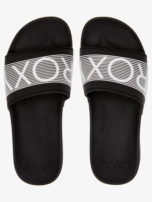 Roxy Girl's Slippy Slide Sandals Multi-Colored Size 2 NEW | eBay