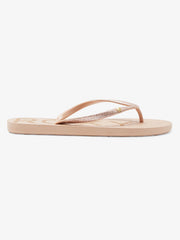 Roxy Viva Glitter V Jandals - Champagne