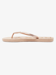 Roxy Viva Glitter V Jandals - Champagne