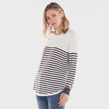 Betty Basics Sophie Knit Jumper - Licorice Stripe