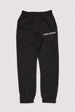 Volcom Youth Round One Fleece Pant - Heather Black