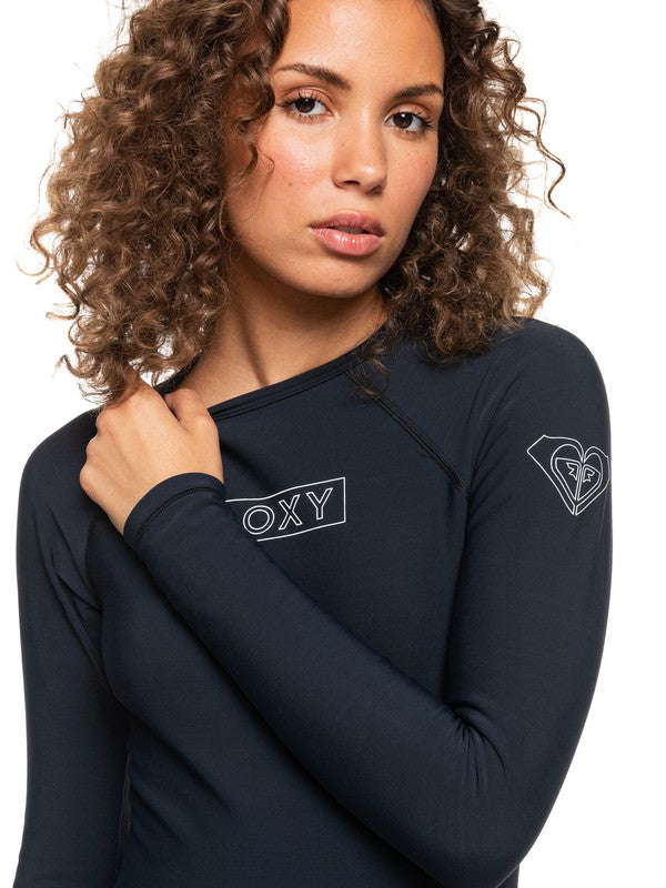 Roxy Heater LS Onesie - Anthracite