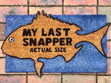 Moana Rd Doormat - Snapper