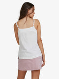 Roxy Heart Its Racing Strappy Top - Bright White