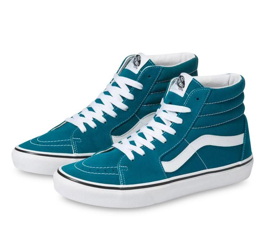 Vans SK8 Hi Blue Coral True White Out There Surf